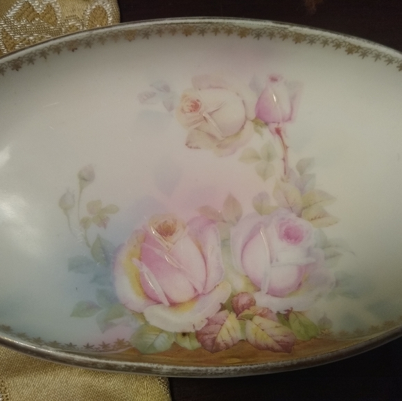Antique decorative dish, trinket dish, candy dish. - Picture 8 of 14